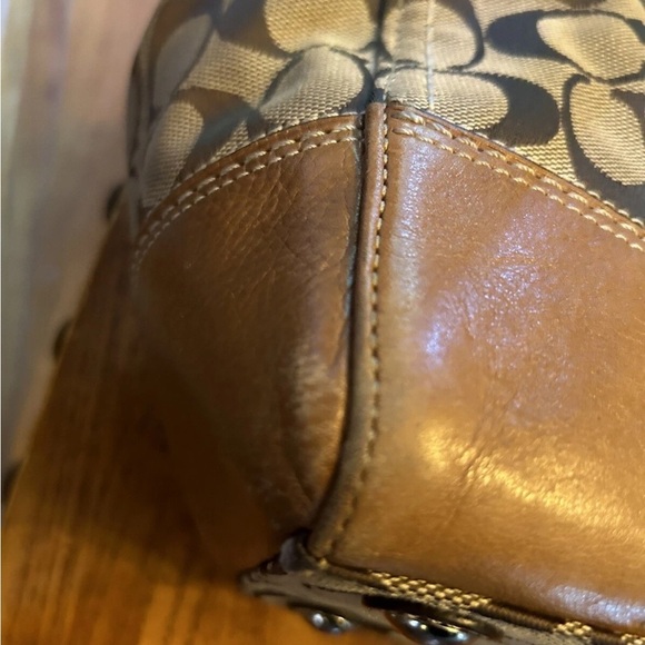 Coach Brown Signature Shoulder Bag - Picture 15 of 15